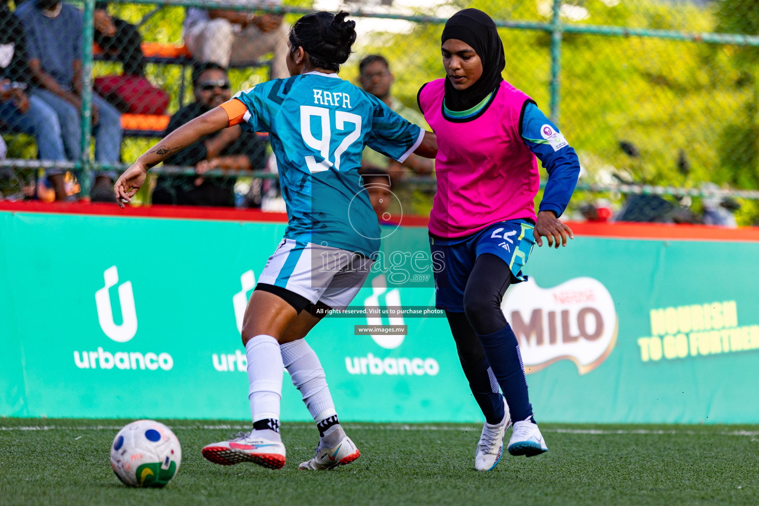 WAMCO vs MACL in 18/30 Futsal Fiesta Classic 2023 held in Hulhumale, Maldives, on Tuesday, 18th July 2023 Photos: Hassan Simah / images.mv