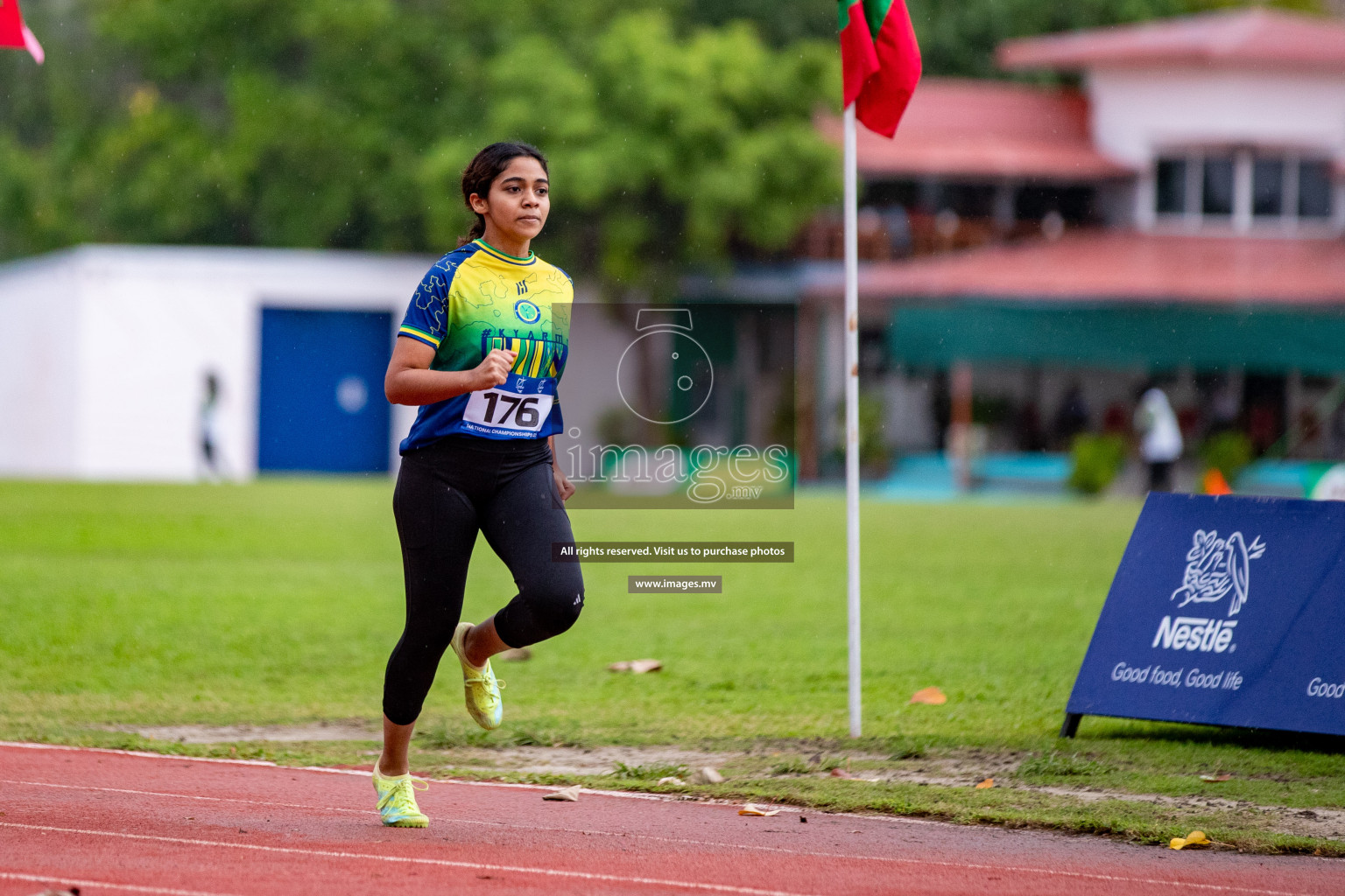 Day 2 of National Athletics Championship 2023 was held in Ekuveni Track at Male', Maldives on Friday, 24th November 2023. Photos: Hassan Simah / images.mv