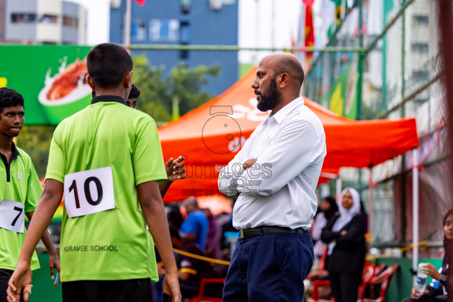 Day 2 of Interschool Volleyball Tournament 2024 was held in Ekuveni Volleyball Court at Male', Maldives on Sunday, 24th November 2024. Photos: Nausham Waheed / images.mv