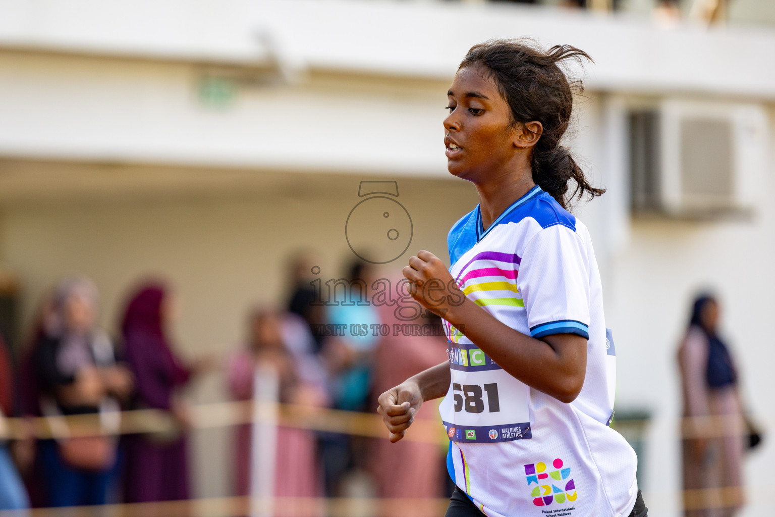 Day 1 of MWSC Interschool Athletics Championships 2024 held in Hulhumale Running Track, Hulhumale, Maldives on Saturday, 9th November 2024. 
Photos by: Ismail Thoriq, Hassan Simah / Images.mv