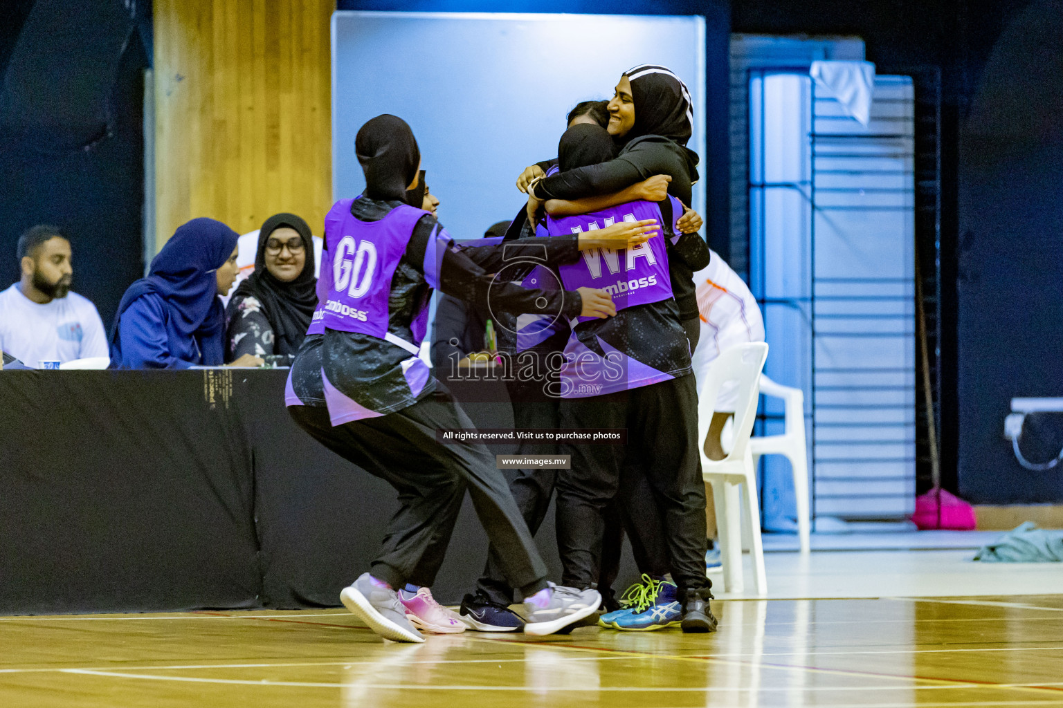 Day 8 of 24th Interschool Netball Tournament 2023 was held in Social Center, Male', Maldives on 3rd November 2023. Photos: Hassan Simah, Nausham Waheed / images.mv