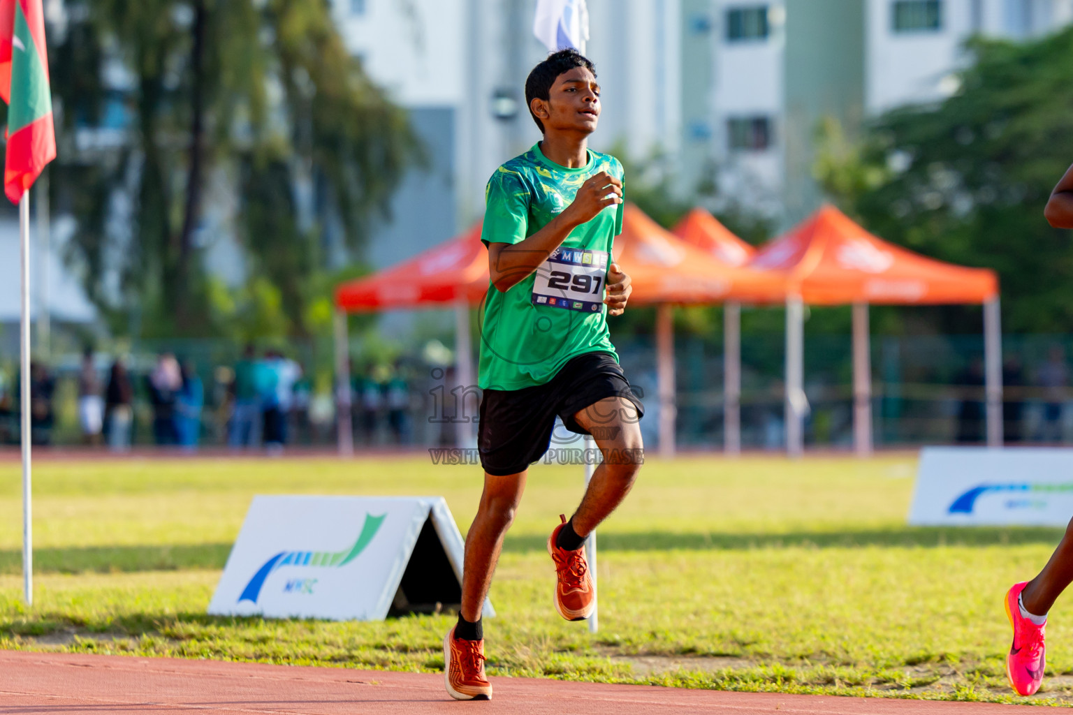 Day 4 of MWSC Interschool Athletics Championships 2024 held in Hulhumale Running Track, Hulhumale, Maldives on Tuesday, 12th November 2024. Photos by: Nausham Waheed / Images.mv