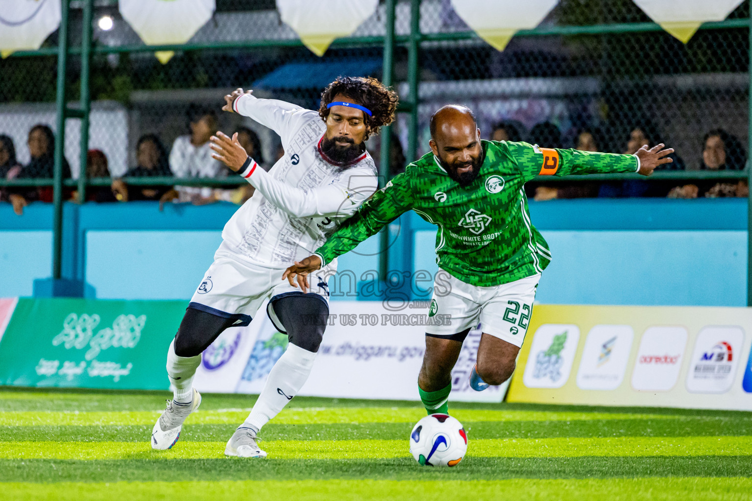 Kovigoani vs FC Baaz in Day 3 of Laamehi Dhiggaru Ekuveri Futsal Challenge 2024 was held on Sunday, 28th July 2024, at Dhiggaru Futsal Ground, Dhiggaru, Maldives Photos: Nausham Waheed / images.mv