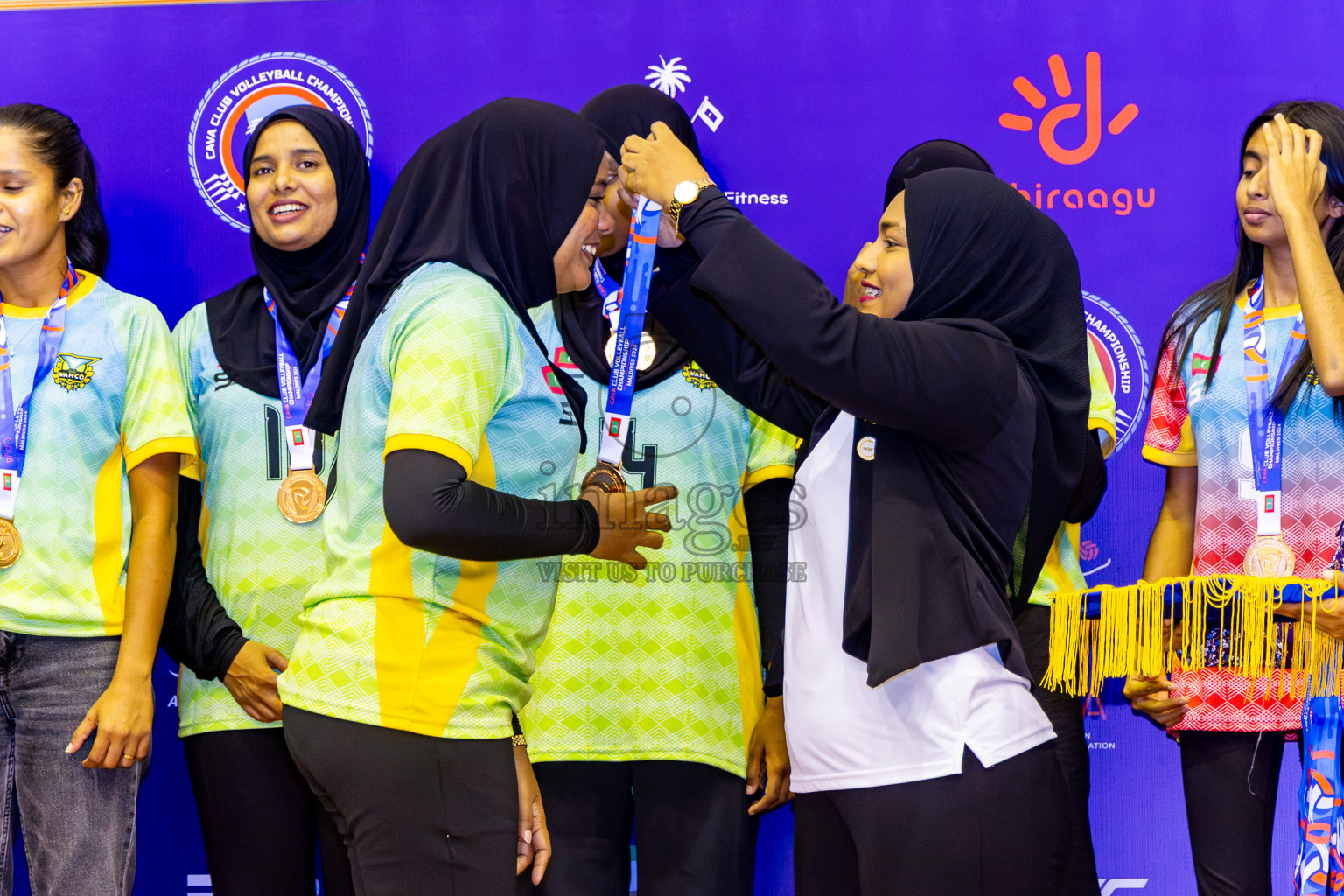 Nepal Police Club vs Humo VC in the Final of CAVA Woman's Volleyball Club Championship 2024 was held in Social Center, Male', Maldives on Saturday, 21st September 2024. Photos: Nausham Waheed / images.mv