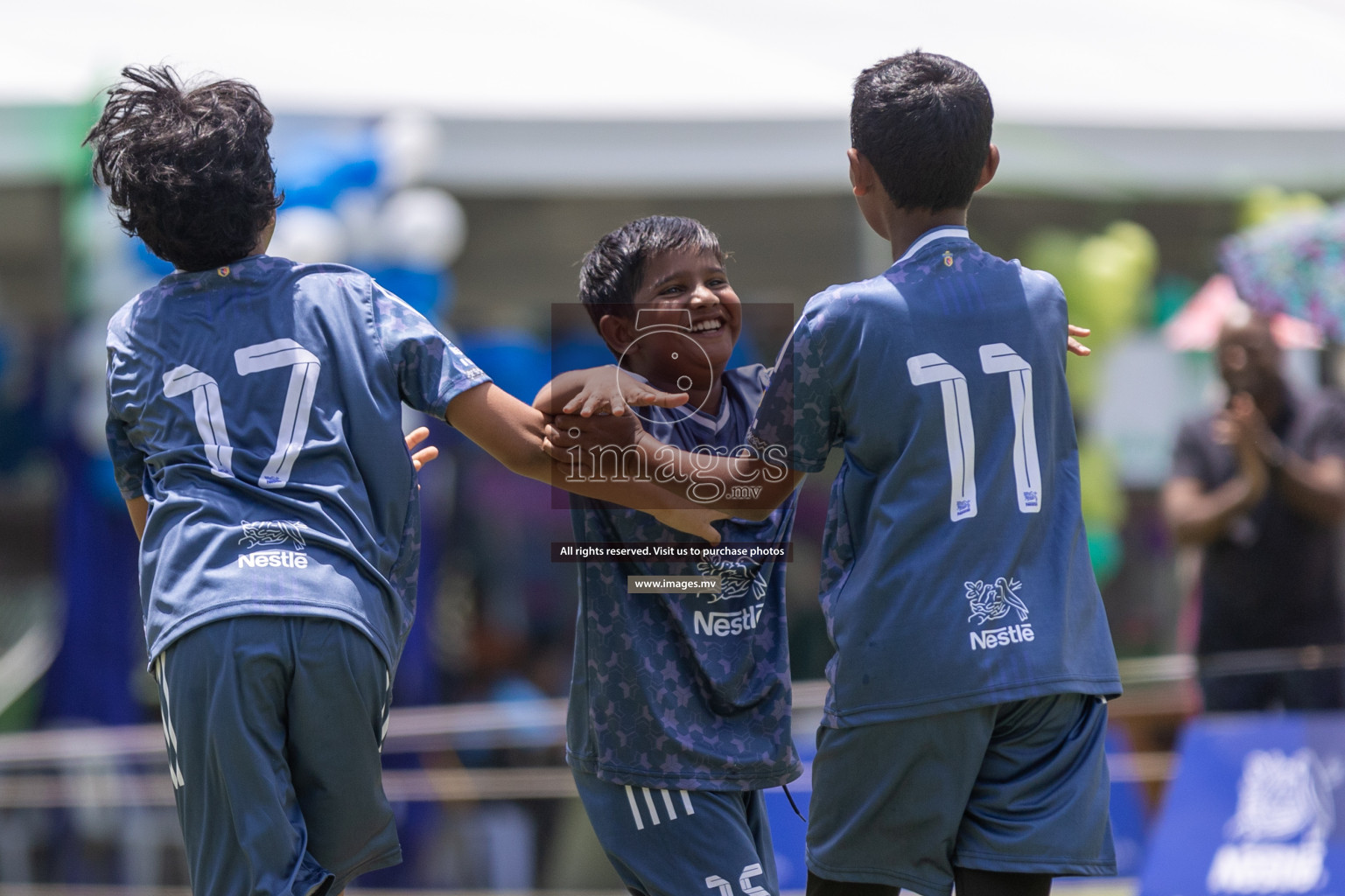 Day 1 of Nestle kids football fiesta, held in Henveyru Football Stadium, Male', Maldives on Wednesday, 11th October 2023 Photos: Shut Abdul Sattar/ Images.mv