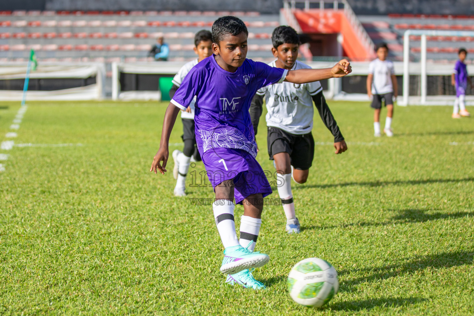 Day 2 of Under 10 MILO Academy Championship 2024 was held at National Stadium in Male', Maldives on Friday, 27th April 2024. Photos: Mohamed Mahfooz Moosa / images.mv