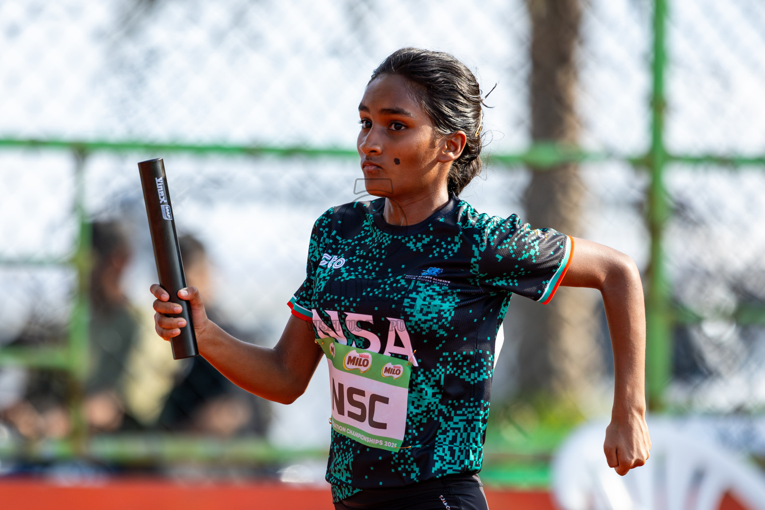 Day 2 of 12th Milo Association Championships was held in Ekuveni Track at Male', Maldives on Friday, 25th April 2025. Photos: Ismail Thoriq / images.mv