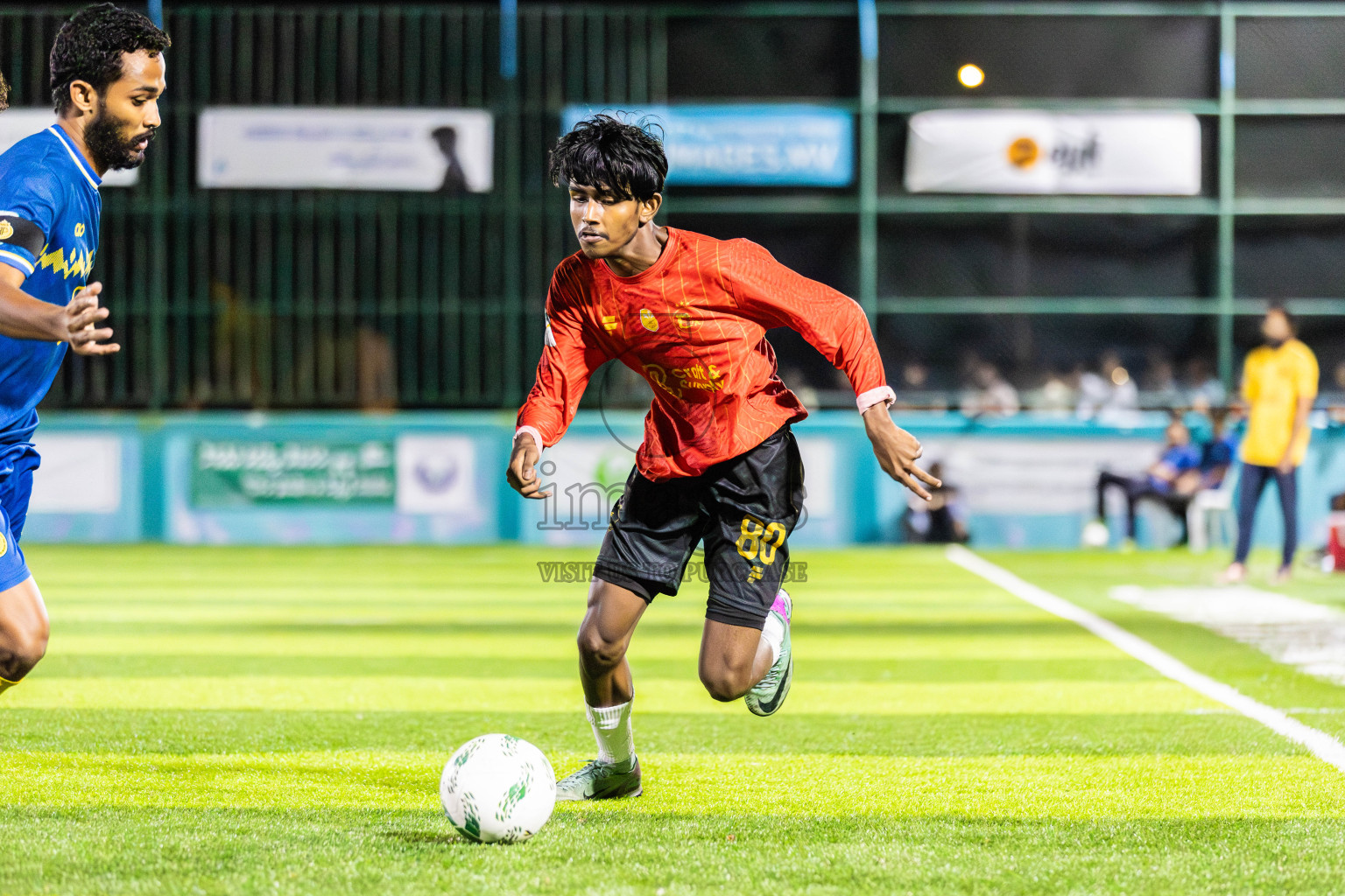 J Kovi Goani vs Fools SC in Day 2 of Laamehi Dhiggaru Ekuveri Futsal Challenge 2025 was held on Friday, 25th July 2025, at Dhiggaru Futsal Ground, Dhiggaru, Maldives Photos: Areef Adam / images.mv