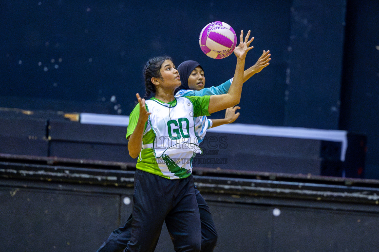 Day 3 of Inter-School Netball Tournament 2025 was held in Social Center Indoor Hall on Monday, 20th October 2025. Photos: Ismail Thoriq / images.mv