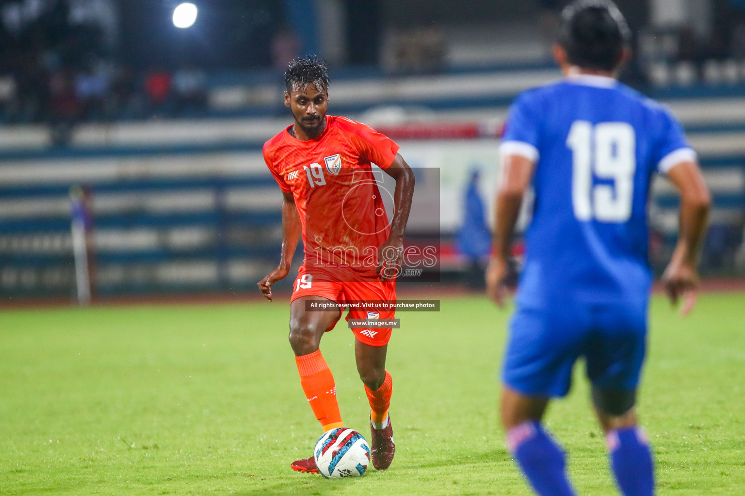 Nepal vs India in SAFF Championship 2023 held in Sree Kanteerava Stadium, Bengaluru, India, on Saturday, 24th June 2023. Photos: Hassan Simah / images.mv