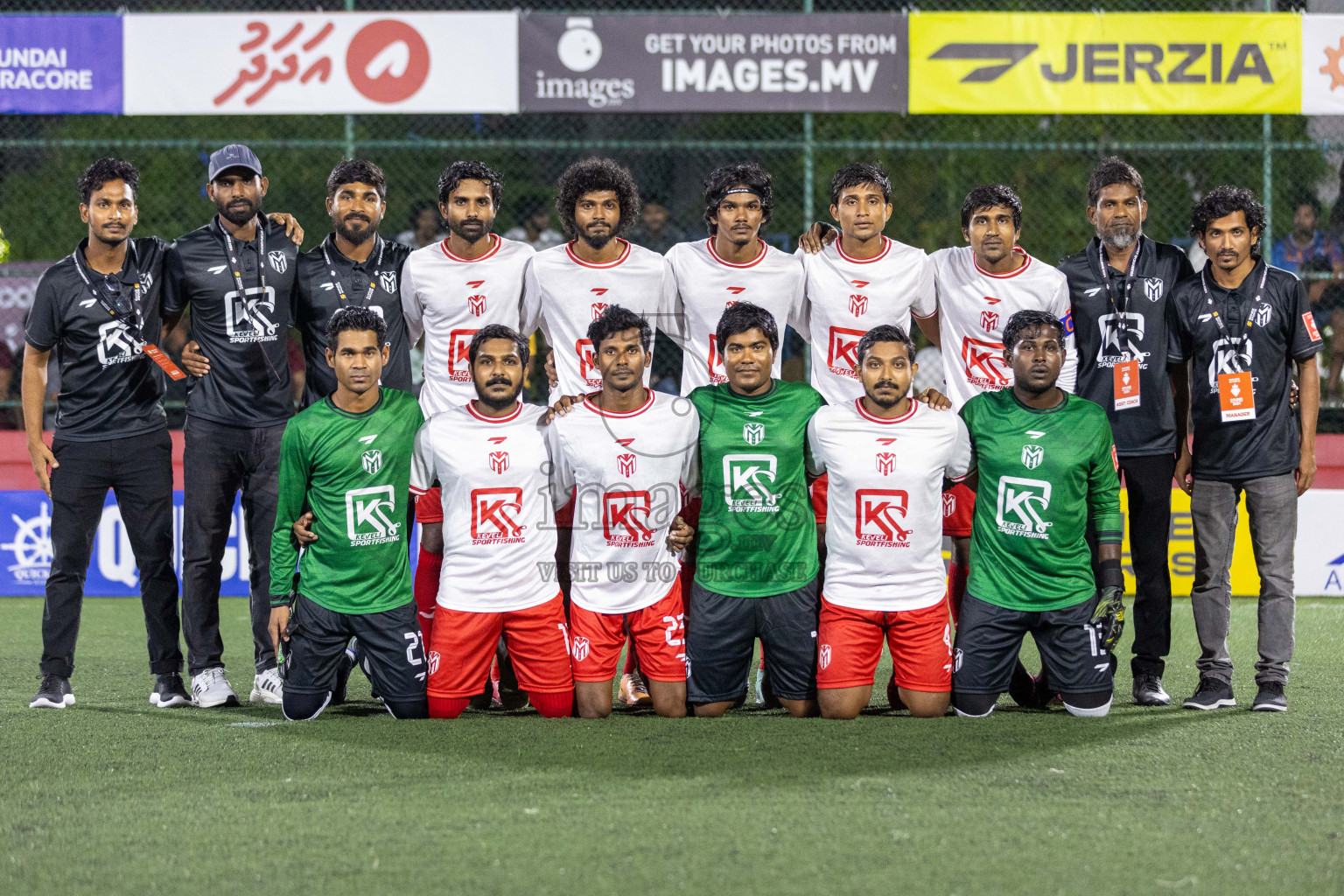 Dh Bandidhoo vs Dh Maaenboodhoo in Day 8 of Golden Futsal Challenge 2024 was held on Monday, 22nd January 2024, in Hulhumale', Maldives Photos: Nausham Waheed / images.mv