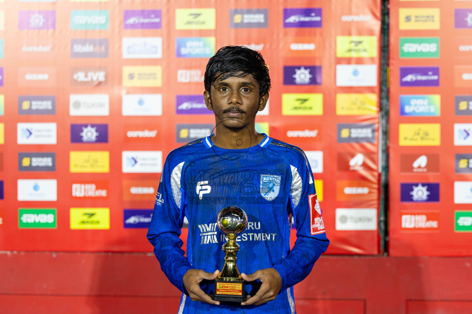 AA Mathiveri vs AA Himandhoo in Day 11 of Golden Futsal Challenge 2025 was held on Wednesday, 15th January 2025, in Hulhumale', Maldives Photos: Mohamed Mahfooz Moosa / images.mv