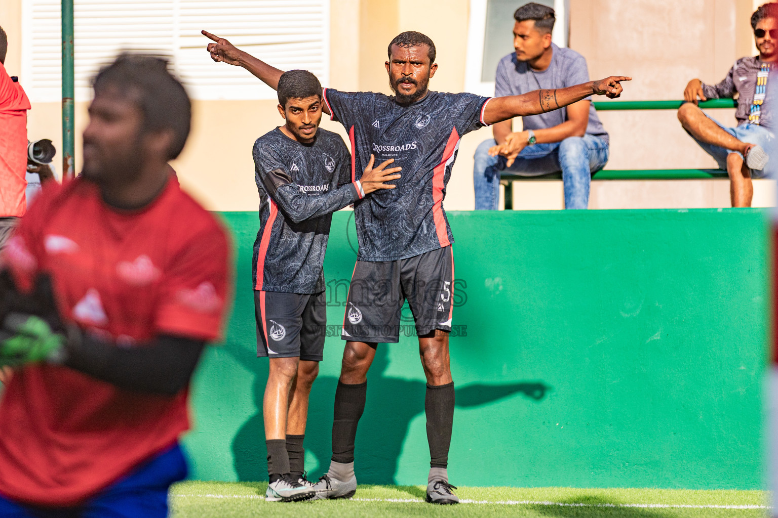 The Marina vs Anantara in Resort League 2025 (South Male Zone) was held on Sunday, 28th September 2025 in Crossroads's Maldives, Photos: Areef Adam / images.mv