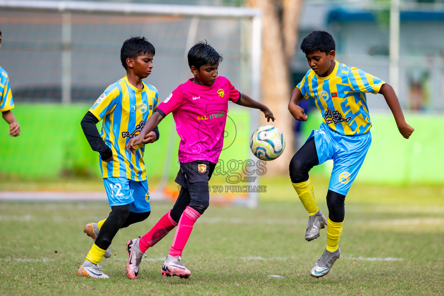 Under 12 United Victory vs Valancia on day 3 of Dhivehi Youth League 2024 held at Henveiru Stadium on Saturday, 23rd November 2024. Photos: Nausham Waheed/ Images.mv