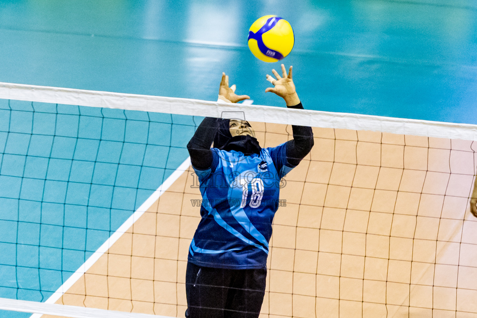 Day 3 of Women's Division of Milo VAM Cup 2024 held in Male', Maldives on Wednesday, 10th July 2024 at Social Center Indoor Hall Photos By: Nausham Waheed / images.mv