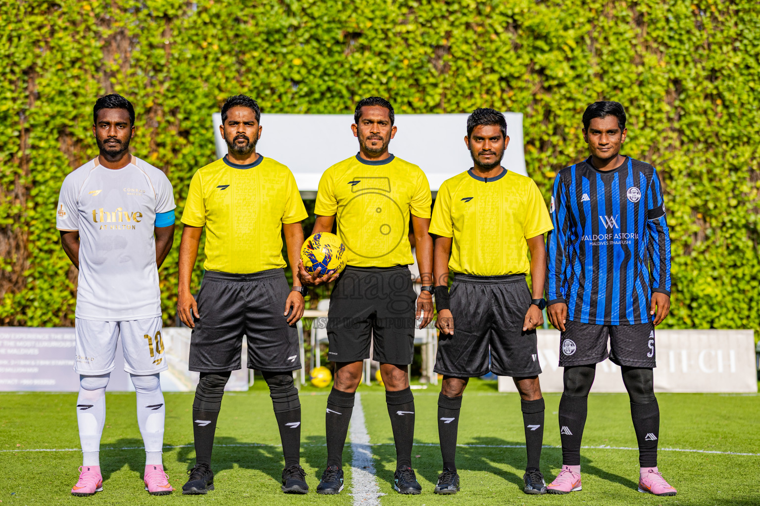 Conrad Maldives vs Waldorf Astoria in Semi Final of Resort Super League 2025 was held on Monday, 3rd November 2025 in Jumeirah Olhaheli Island Maldives, Photos: Areef Adam / images.mv