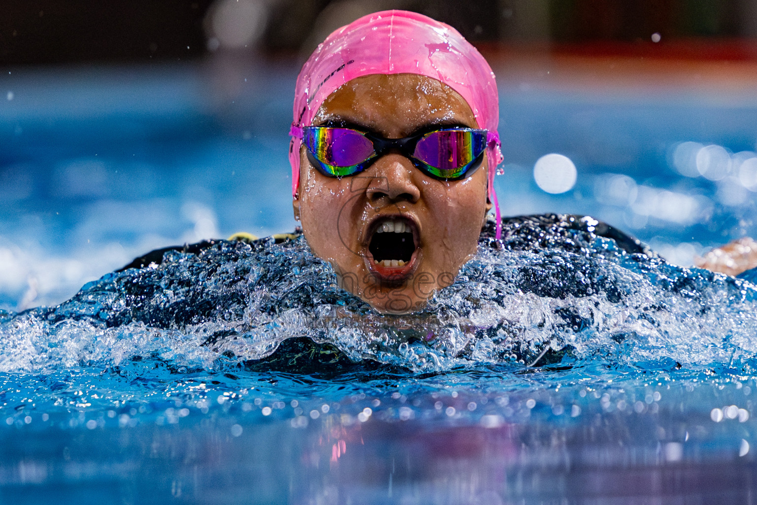 Day 2 of 20th Inter-school Swimming Competition 2024 held in Hulhumale', Maldives on Sunday, 13th October 2024. Photos: Nausham Waheed / images.mv