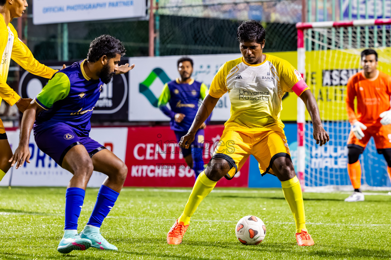 Club Immigration vs Baros Maldives in Day 1 of Club Maldives Cup 2025 was held in Rehendi Futsal Ground, Hulhumale', Maldives on Sunday, 28th September 2025. Photos: Nausham Waheed / images.mv