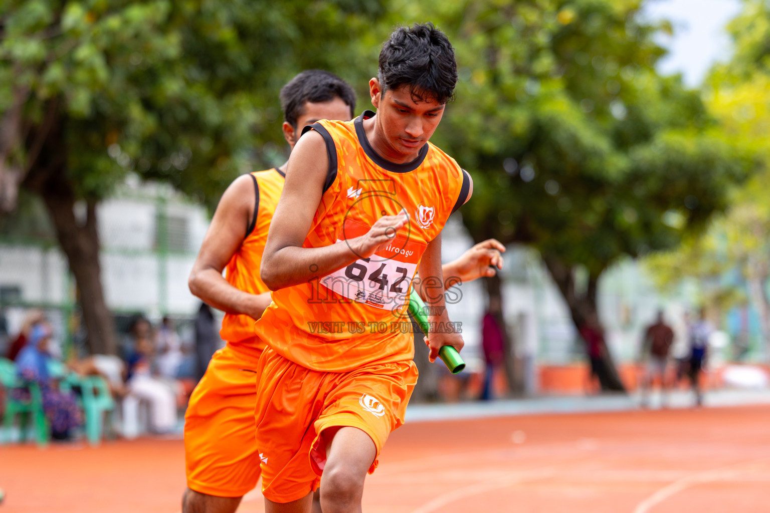 Day 6 of Inter-school Athletics Championship 2025 held in Ekuveni Synthetic Track, Male', Maldives on Sunday, 12th October 2025. Photos by: Ismail Thoriq / Images.mv