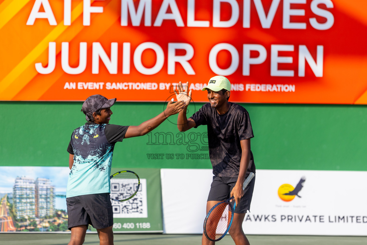 Day 3 of ATF Maldives Junior Open Tennis was held in Male' Tennis Court, Male', Maldives on Wednesday, 11th December 2024. Photos: Ismail Thoriq / images.mv