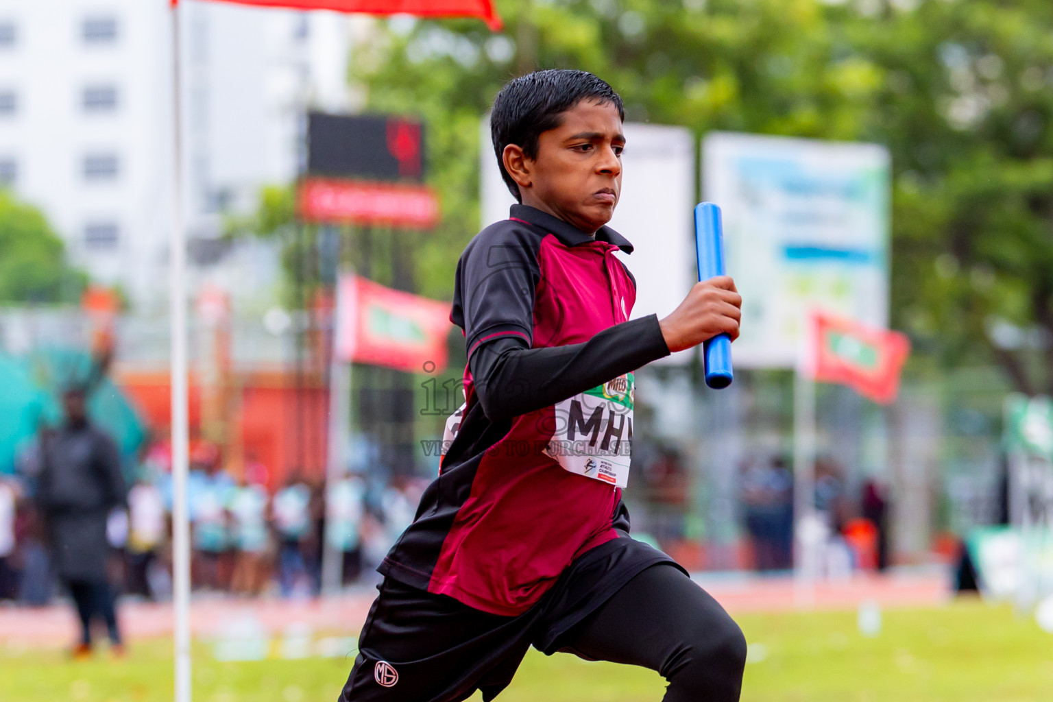 Day 6 of Inter-school Athletics Championship 2025 held in Ekuveni Synthetic Track, Male', Maldives on Sunday, 12th October 2025. Photos by: Nausham Waheed / Images.mv