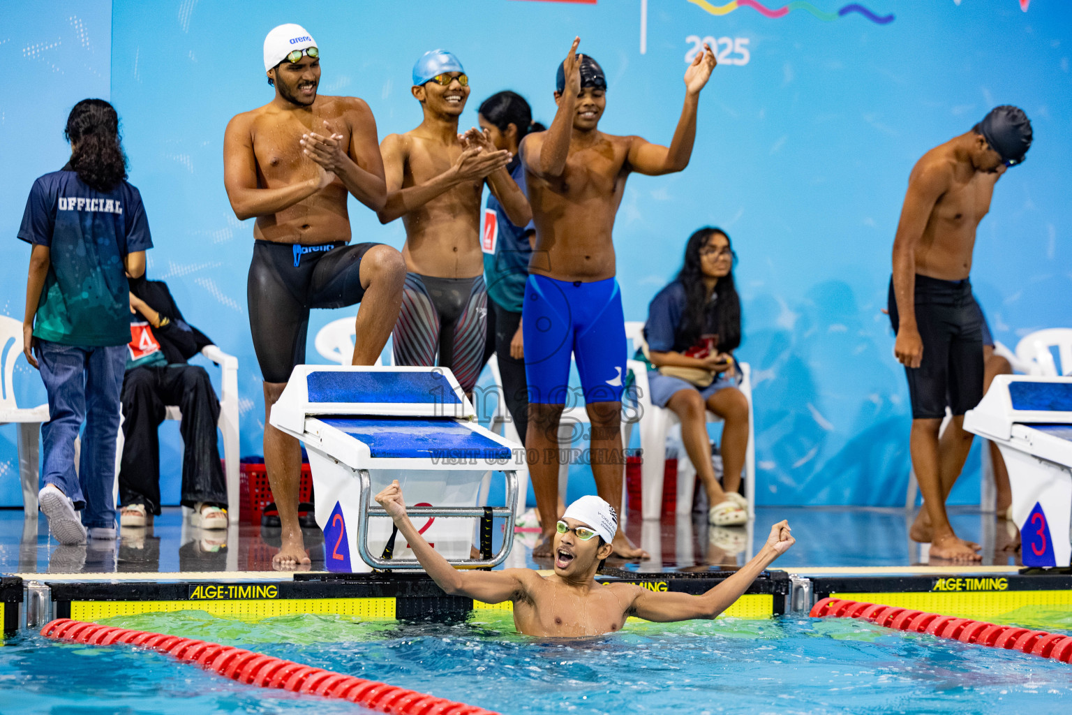 Day 6 of BML 21st Interschool Swimming Competition 2025 was held in Hulhumale' Swimming Pool, Hulhumale', Maldives on Thursday, 16th October 2025.
Photos: Hassan Simah / images.mv