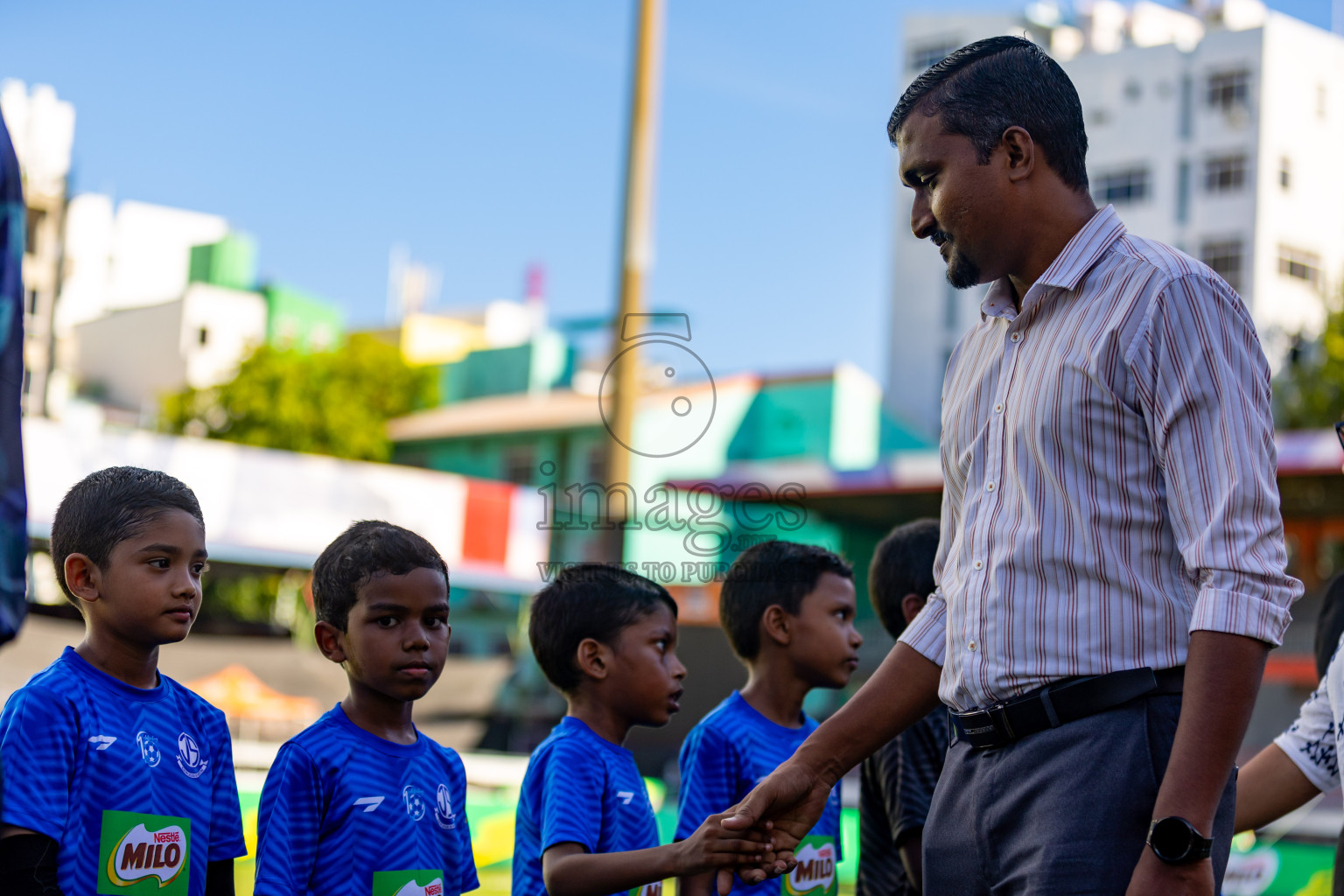 Day 2 of MILO Kids Football Fiesta was held at National Stadium in Male', Maldives on Saturday, 24th February 2024.