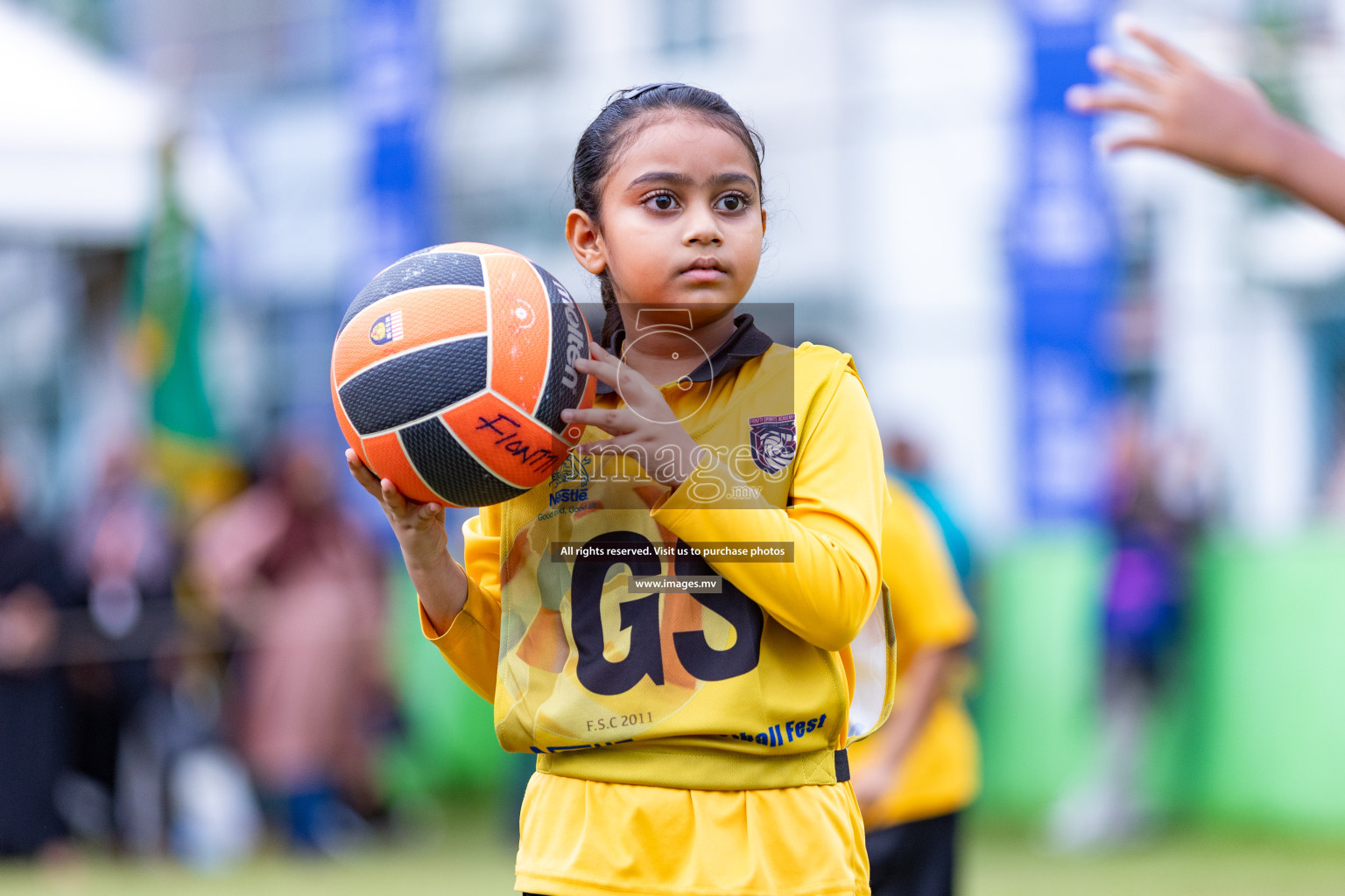 Day 1 of Nestle' Kids Netball Fiesta 2023 held in Henveyru Stadium, Male', Maldives on Thursday, 30th November 2023. Photos by Nausham Waheed / Images.mv