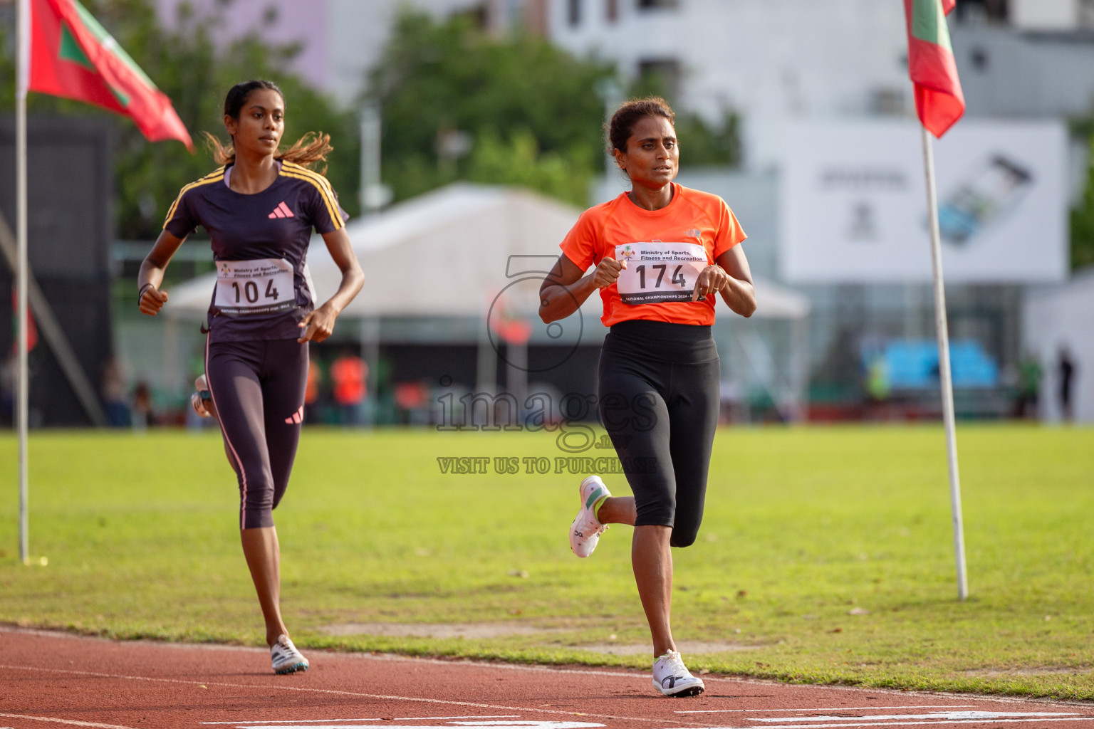 Day 2 of 33rd National Athletics Championship was held in Ekuveni Track at Male', Maldives on Friday, 6th September 2024. Photos: Shuu Abdul Sattar / images.mv