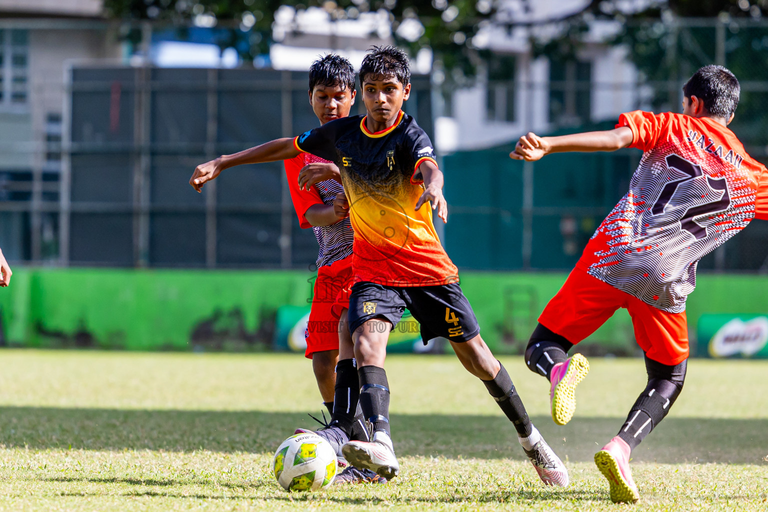 Day 2 of MILO Academy Championship 2024 Under 14 held in Henveyru Stadium, Male', Maldives on Friday, 1st November 2024. Photos: Nausham Waheed / Images.mv