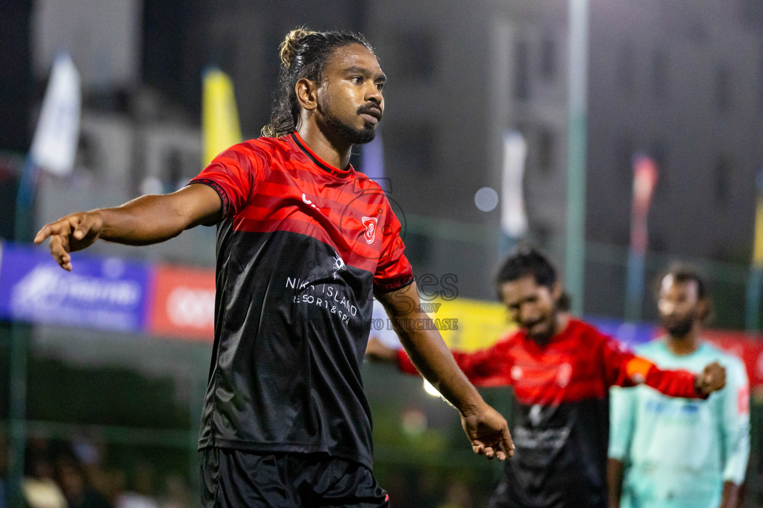 AA. Bodufolhudhoo  VS  AA. Thoddoo in Day 11 of Golden Futsal Challenge 2024 was held on Thursday, 25th January 2024, in Hulhumale', Maldives
Photos: Nausham Waheed / images.mv