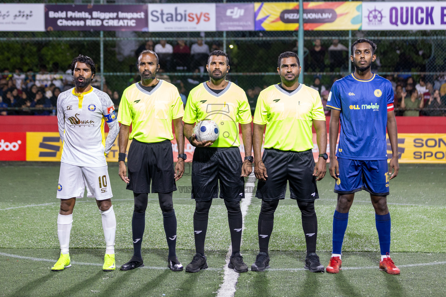 HA Baarah vs HA Maarandhoo in Day 5 of Golden Futsal Challenge 2025 on Thursday, 9th January 2025, in Hulhumale', Maldives 
Photos: Hassan Simah / images.mv