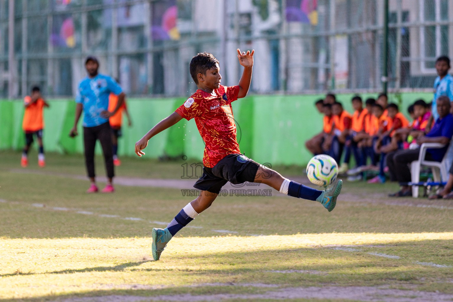 Club Valencia vs Super United Sports (U12) in Day 9 of Dhivehi Youth League 2024 held at Henveiru Stadium on Saturday, 14th December 2024. Photos: Mohamed Mahfooz Moosa / Images.mv