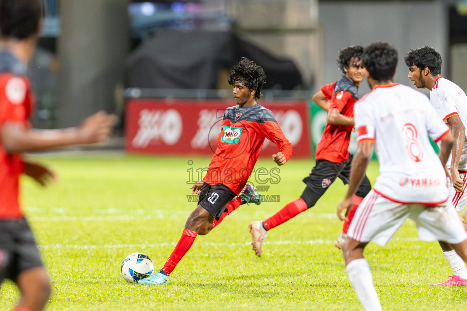 TC Sports Club vs Buru Sports Club in Under 19 Youth Championship 2024 was held at National Stadium in Male', Maldives on Wednesday, 12th June 2024. Photos: Mohamed Mahfooz Moosa / images.mv