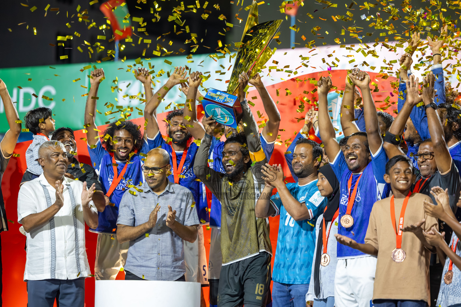 HPSN vs Club Binara in the finals of Club Maldives Classic 2025 at Rehendhi Futsal Grounds, Hulhumale, Maldives, on Monday, 6th October 2025. Photos: Ismail Thoriq, Mohamed Mahefooz Moosa / images.mv