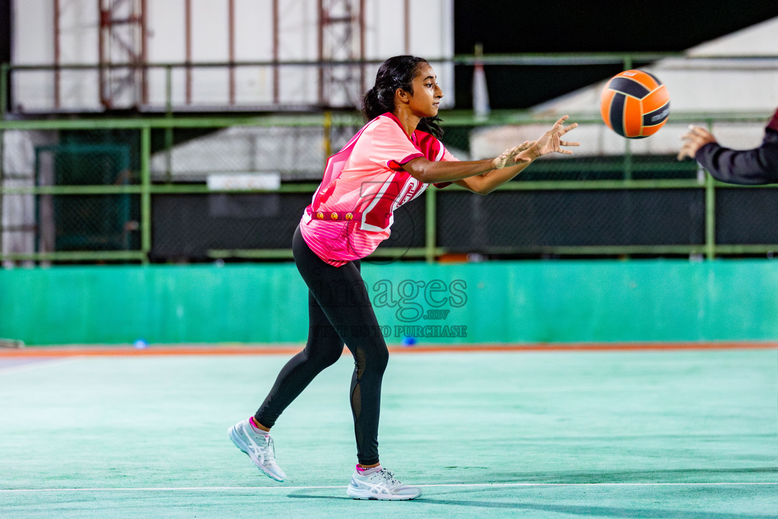 Day 2 of 23rd Netball Association Championship was held in Ekuveni Netball Court at Male', Maldives on Friday, 28th April 2024. Photos: Nausham Waheed / images.mv