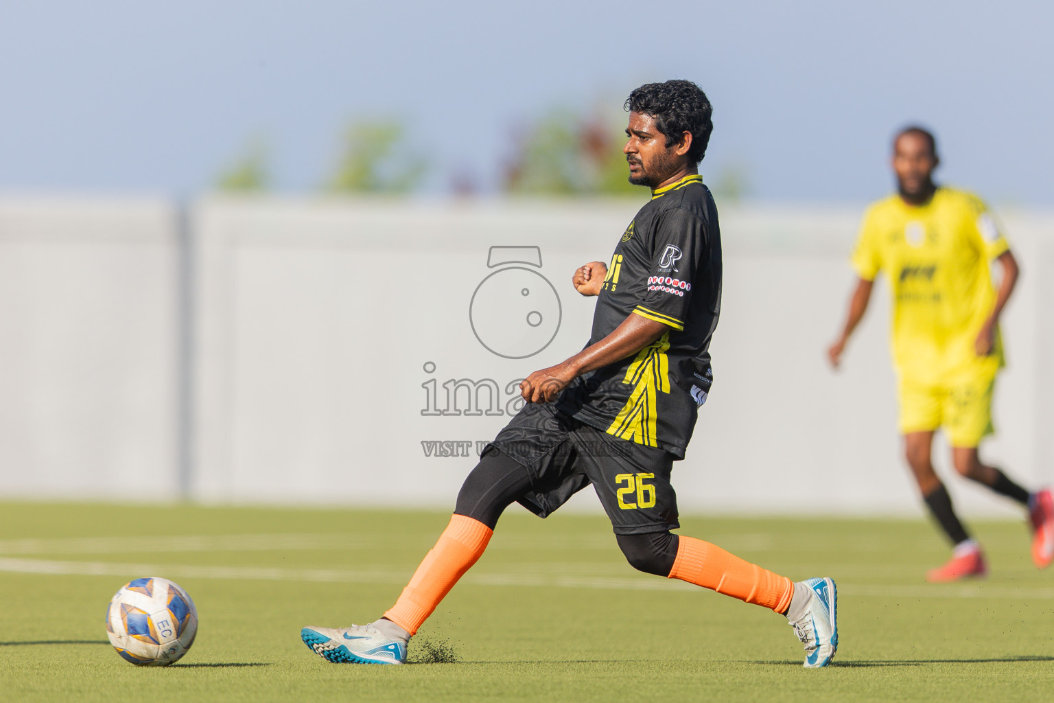 Velaa Sports Club vs Team Middle East in Day 3 of Eydhafushi Cup 2025 held in Eydhafushi Football Stadium at B. Eydhafushi, Maldives on Sunday, 7th September 2025. Photos: Arif Rasheed / images.mv
