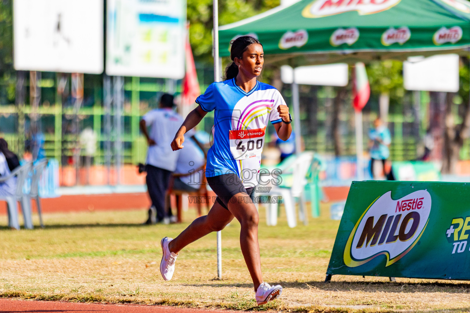 Day 3 of Inter-school Athletics Championship 2025 held in Ekuveni Synthetic Track, Male', Maldives on Wednesday, 08th October 2025. Photos by: Areef Adam / Images.mv