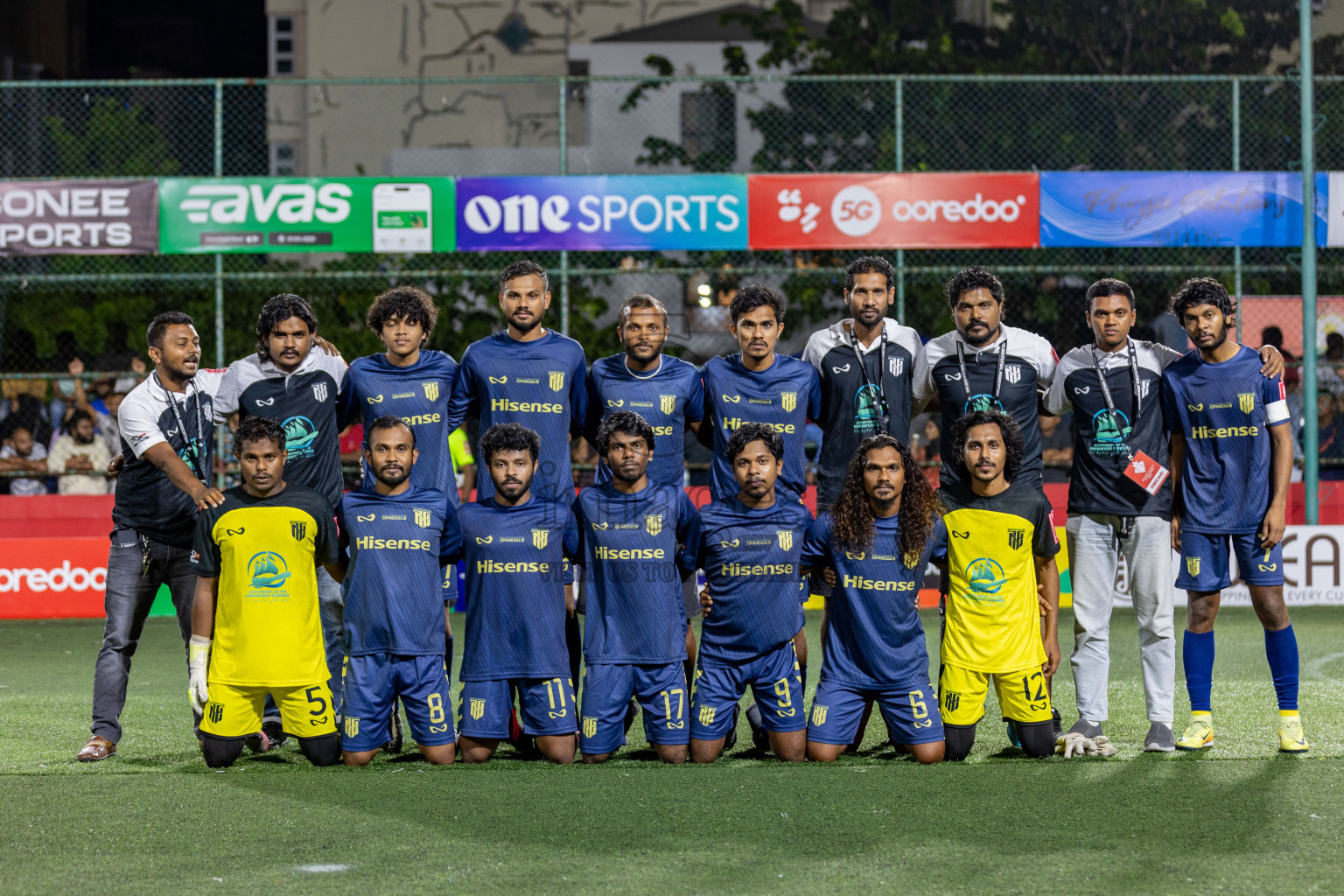 M Muli vs M Naalaafushi in Day 12 of Golden Futsal Challenge 2025 was held on Thursday, 16th January 2025, in Hulhumale', Maldives.
Photos: Hassan Simah / images.mv