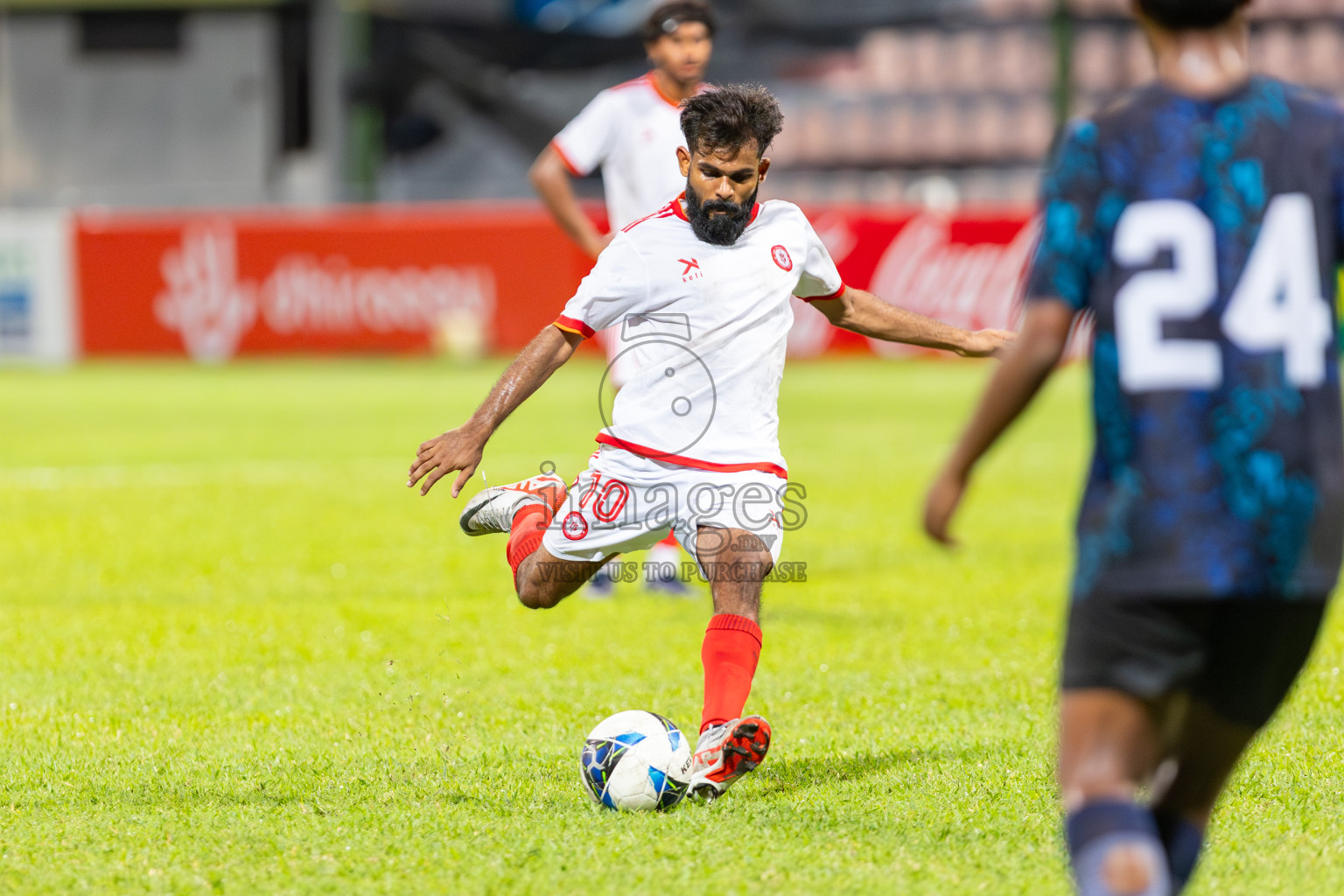 Buru Sports Club vs Super United Sports in Under 19 Youth Championship 2024  was held at National Stadium in Male', Maldives on Sunday, 9th June 2024. Photos: Mohamed Mahfooz Moosa / images.mv