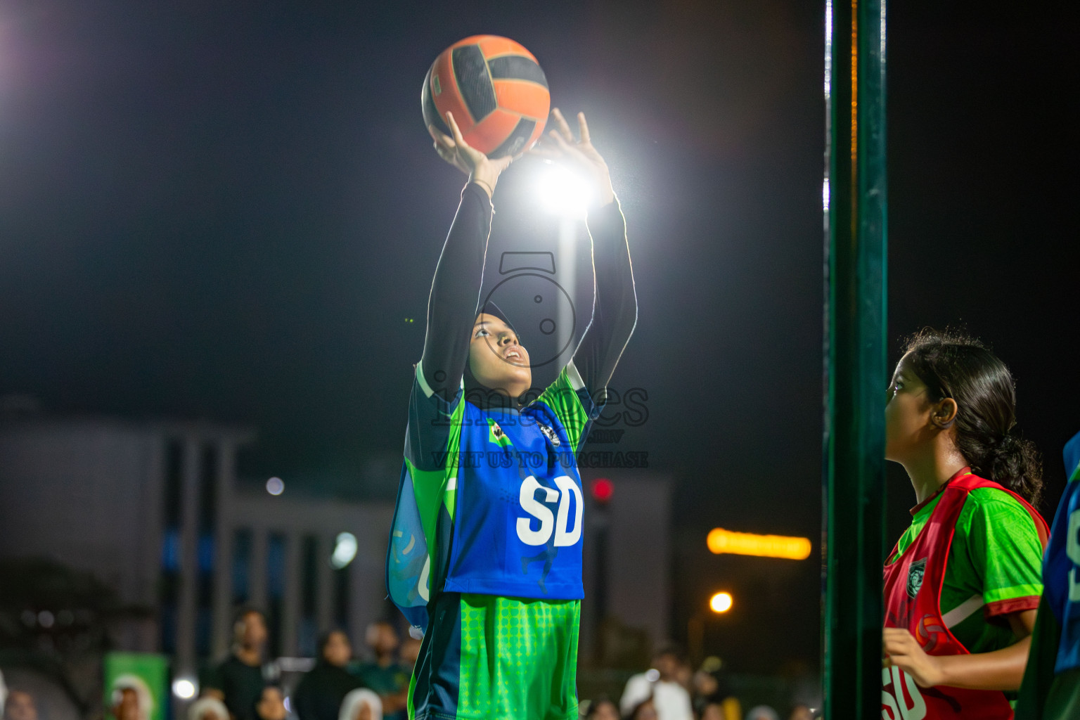 Day 4 of Milo Ramadan Half Court Netball Challenge on 24th March 2024, held in Central Park, Hulhumale, Male', Maldives