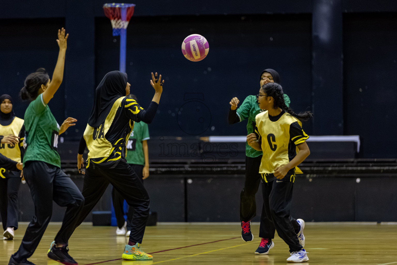 Day 8 of 26th Inter-School Netball Tournament 2025 was held in Social Center Indoor Hall on Sunday, 26th October 2025. Photos: Hassan Simah / images.mv