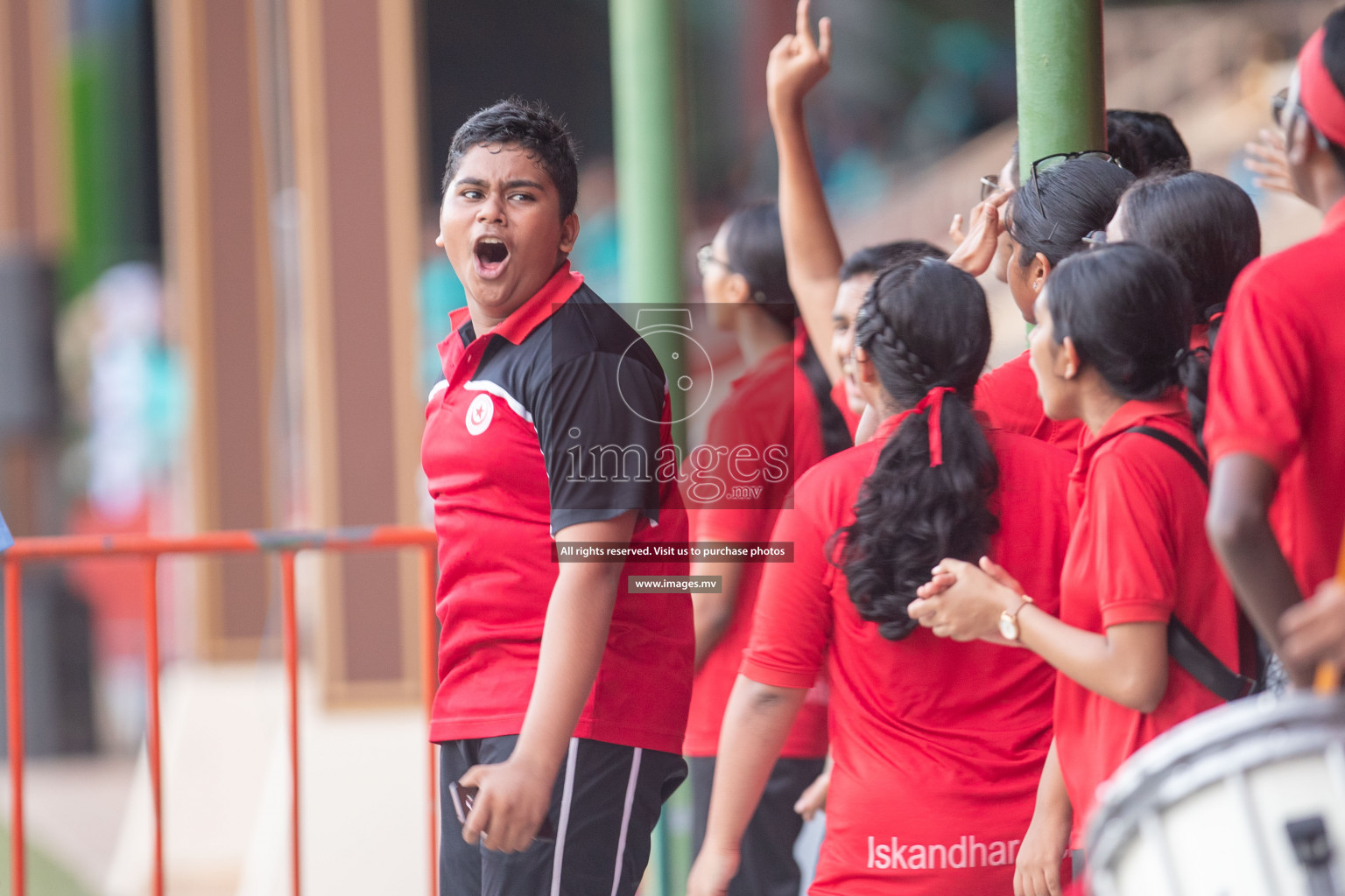Rehendhi School vs Iskandhar School Mamen Inter-School Football Tournament 2019 (U15) on 10th March 2019, in Male' Maldives (Images.mv Photo: Suadh Abdul Sattar)