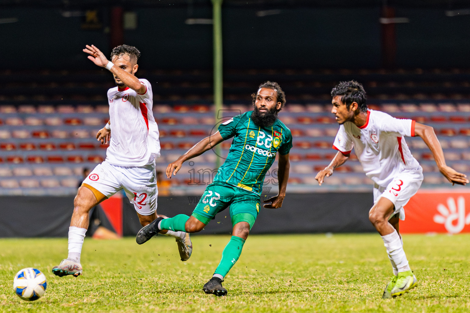 Maziya Sports And Recreation vs Buru Sports Club in Dhivehi Premier League 2025/26 held in National Football Stadium, Male', Maldives on Tuesday, 30th September 2025. Photos: Areef Adam / Images.mv