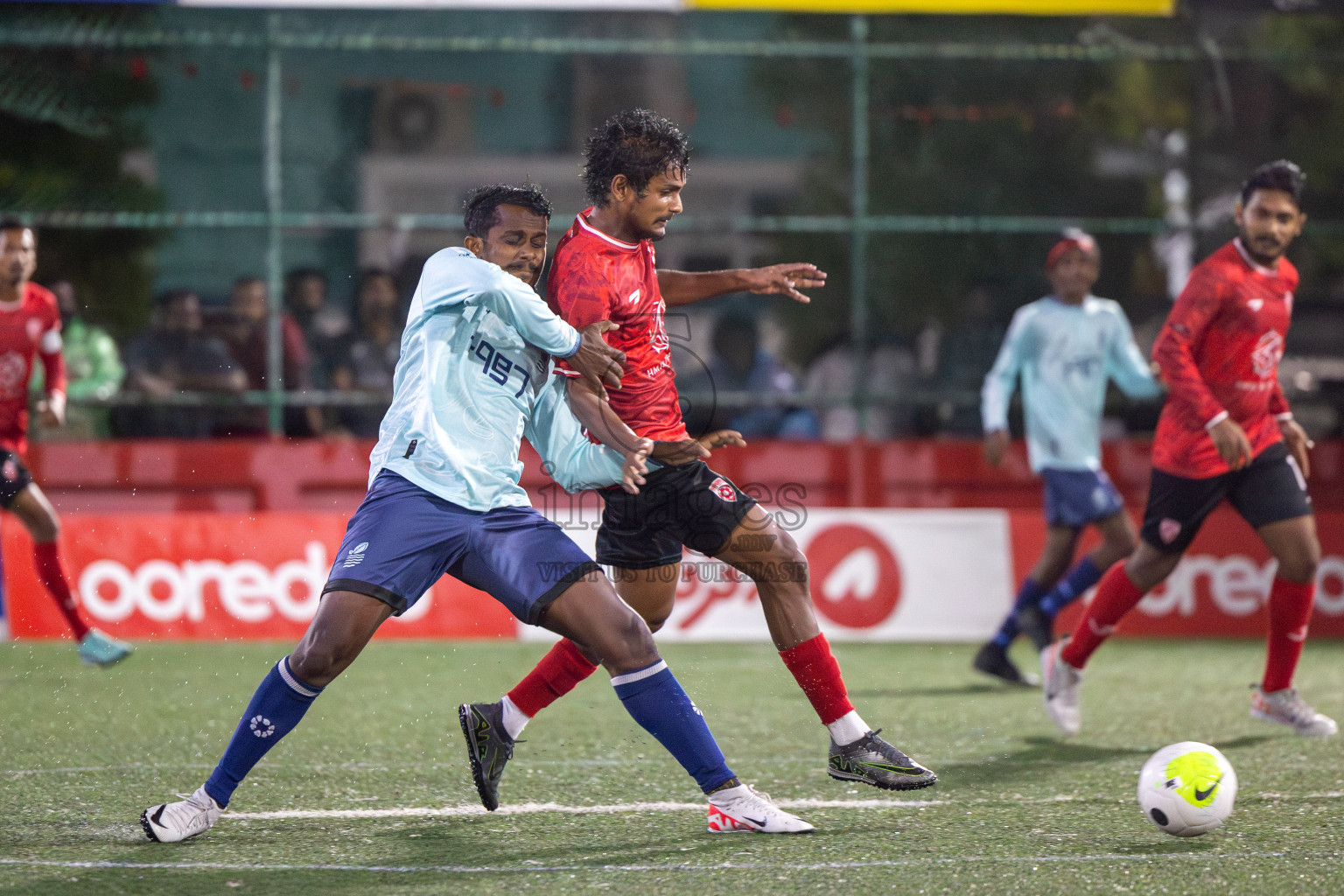 ADh Mahibadhoo vs AA Mathiveri on Day 32 of Golden Futsal Challenge 2024, held on Saturday, 17th February 2024 in Hulhumale', Maldives 
Photos: Mohamed Mahfooz Moosa / images.mv