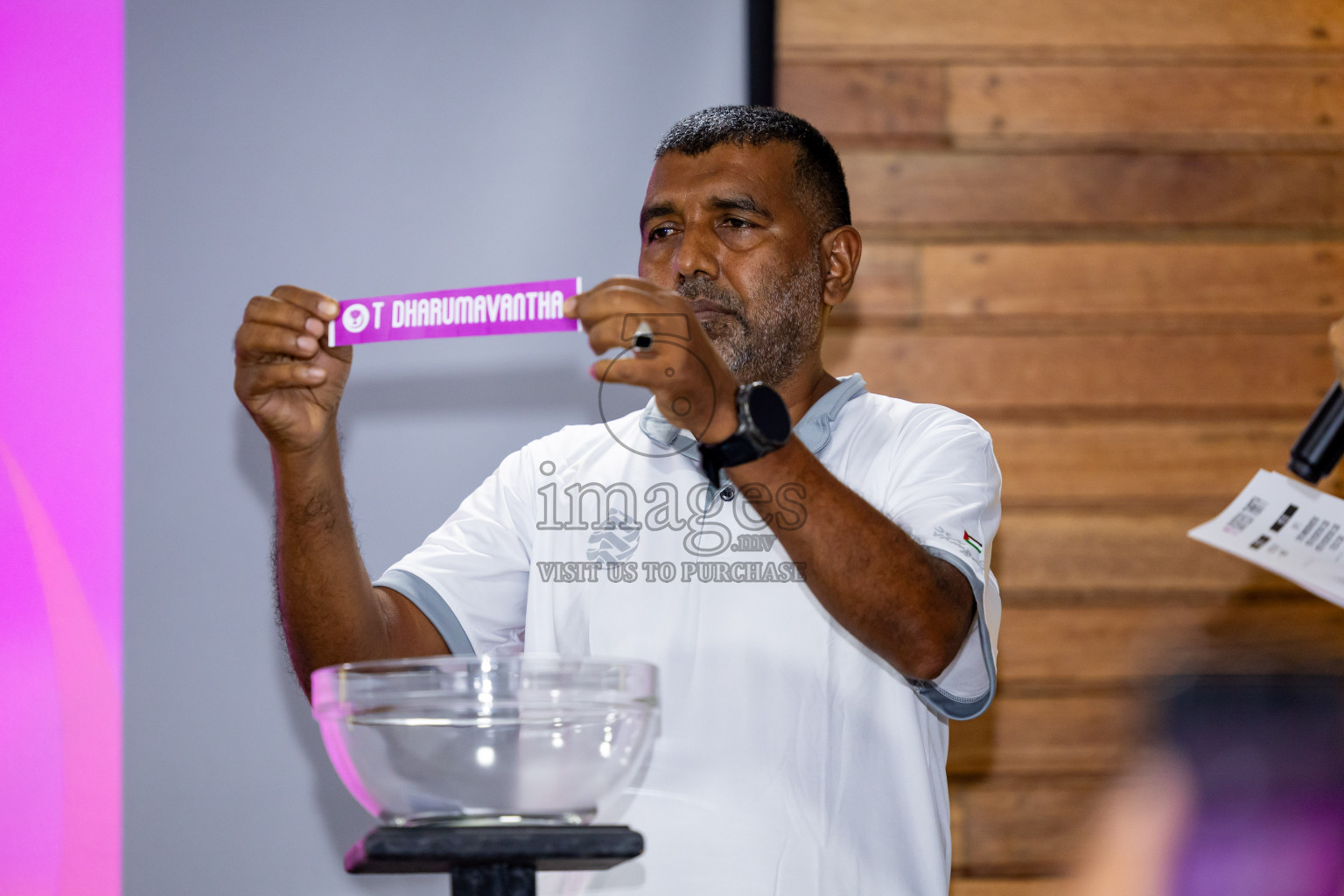 Draw Ceremony of Club Maldives 2024 held in Hulhumale', Maldives on Wednesday, 28th August 2024. Photos: Nausham Waheed / images.mv