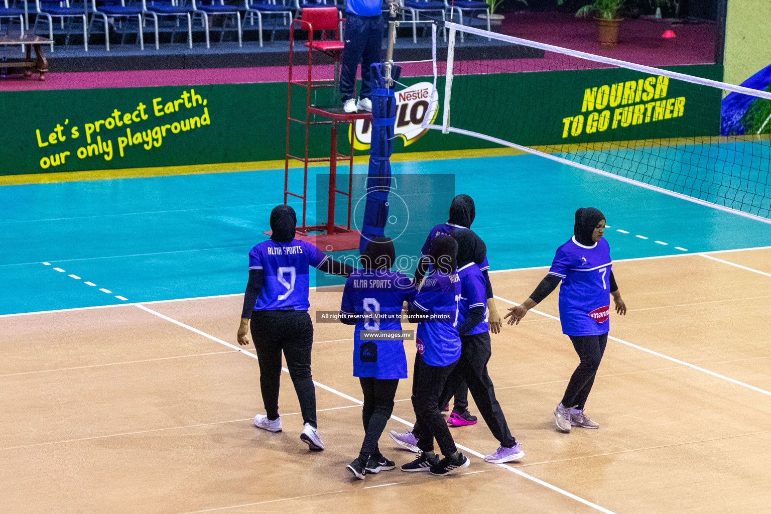 Volleyball Association Cup 2022-Women's Division-Match Day 1 was held in Male', Maldives on Tuesday, 24th May 2022.  Photos By: Ismail Thoriq / images.mv