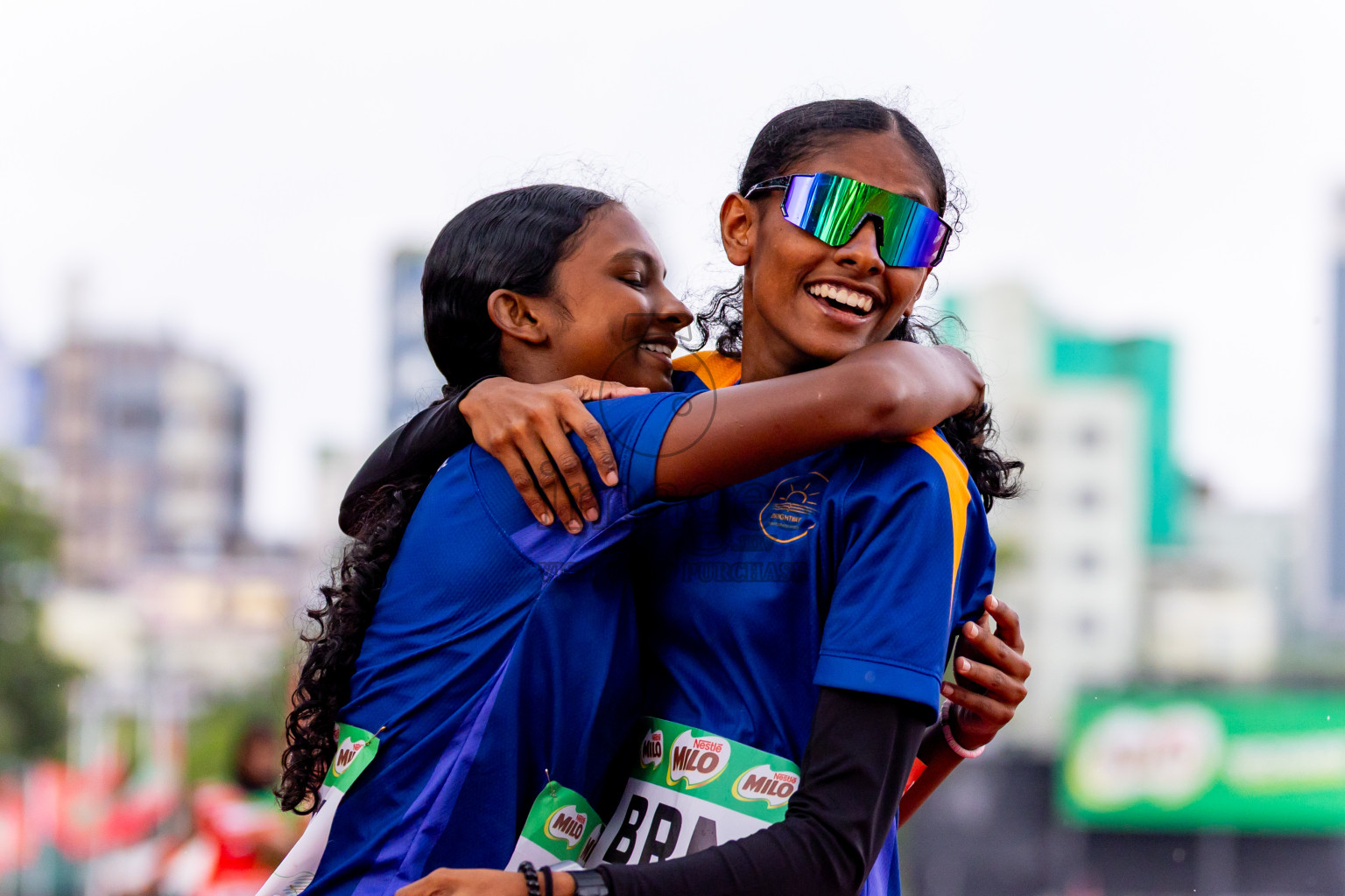 Day 6 of Inter-school Athletics Championship 2025 held in Ekuveni Synthetic Track, Male', Maldives on Sunday, 12th October 2025. Photos by: Nausham Waheed / Images.mv