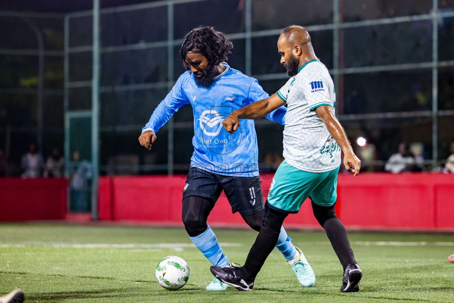 Dharumavantha vs Smatown FC in Day 1 of Office League 2025 was held on Wednesday, 16th April 2025 in Hulhumale', Maldives. Photos: Nausham Waheed / images.mv