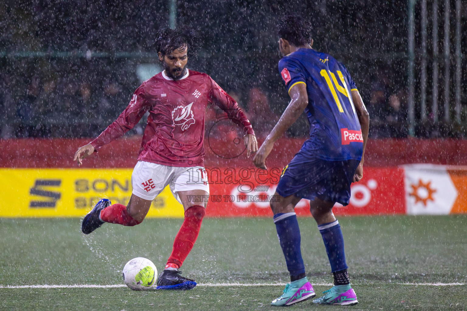 K Kaashidhoo vs B Eydhafushi on Day 32 of Golden Futsal Challenge 2024, held on Saturday, 17th February 2024 in Hulhumale', Maldives 
Photos: Mohamed Mahfooz Moosa / images.mv